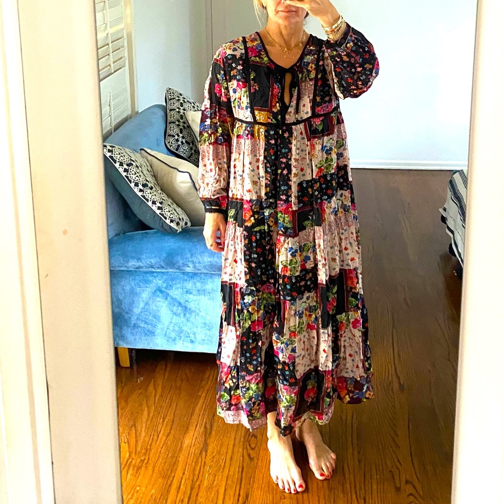 Blue Boheme summer dress never been work with tags on